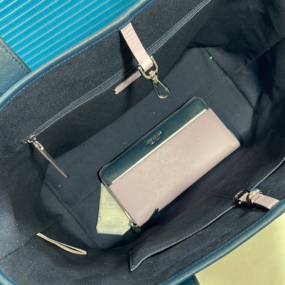 kate spade “Reiley Flower” Tote w/Matching Continental Wallet - NWT - Picture 15 of 17